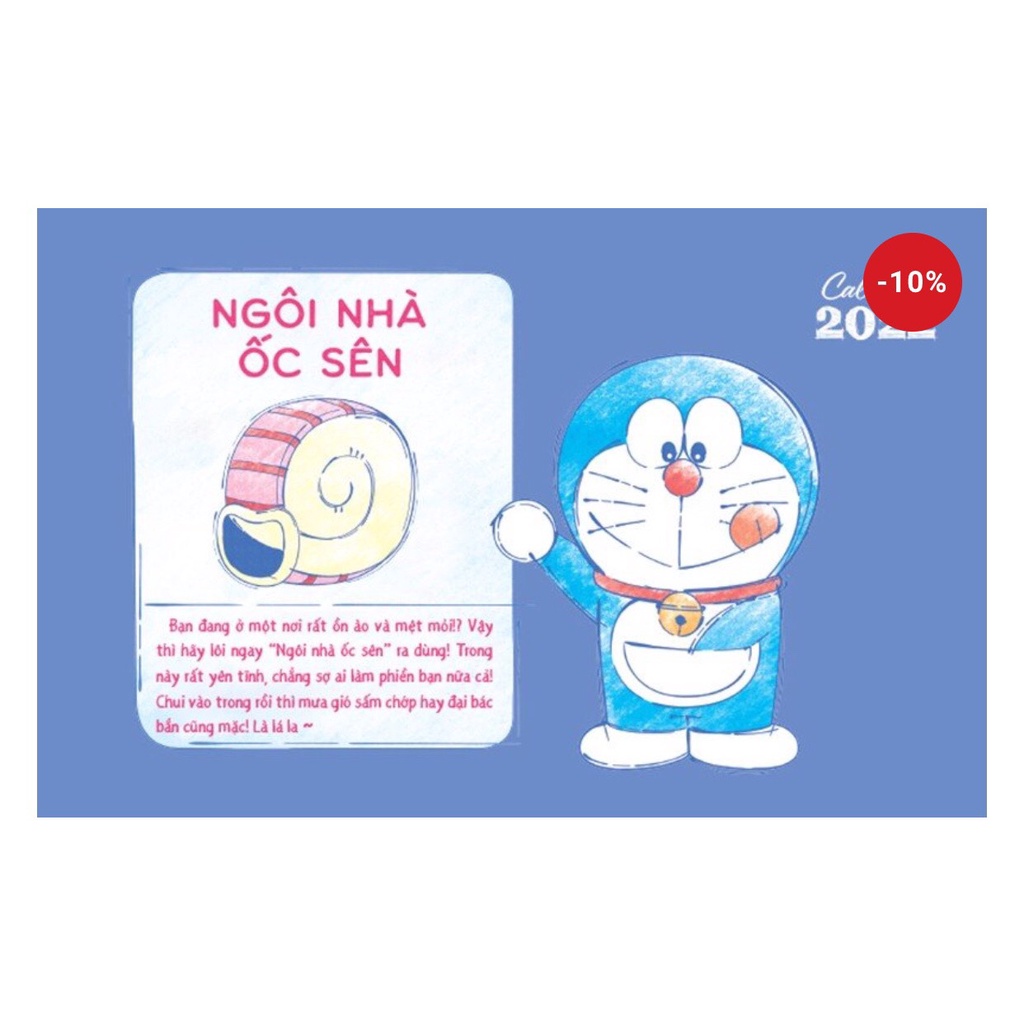 Lịch để bàn Doraemon 2022 NXB Kim Đồng