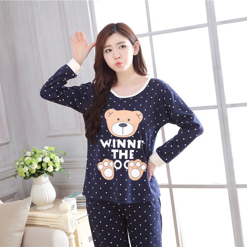 Set đồ ngủ 2 món thời trang trẻ trung năng động cho nữ
