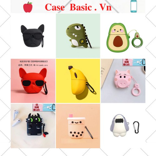 Case Vỏ Bao Airpod 1 2  Đựng tai nghe không dây airpods i11 i12 i18 ...Vỏ Bọc Tai Nghe Hàng Cao Cấp
