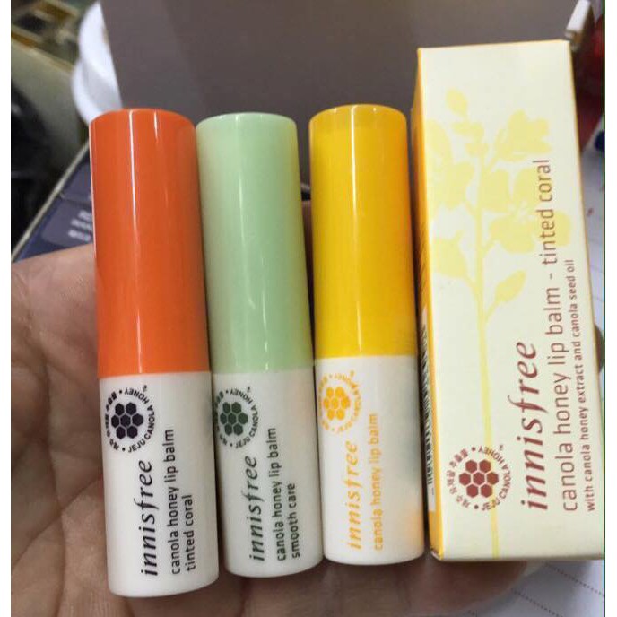 💥💥💥TUẦN LỄ TẶNG QUÀ+ GIẢM GIÁ: Son dưỡng môi mật ong Innisfree Canola Honey Lip Balm Stick Hàn Quốc chính hãng 100%