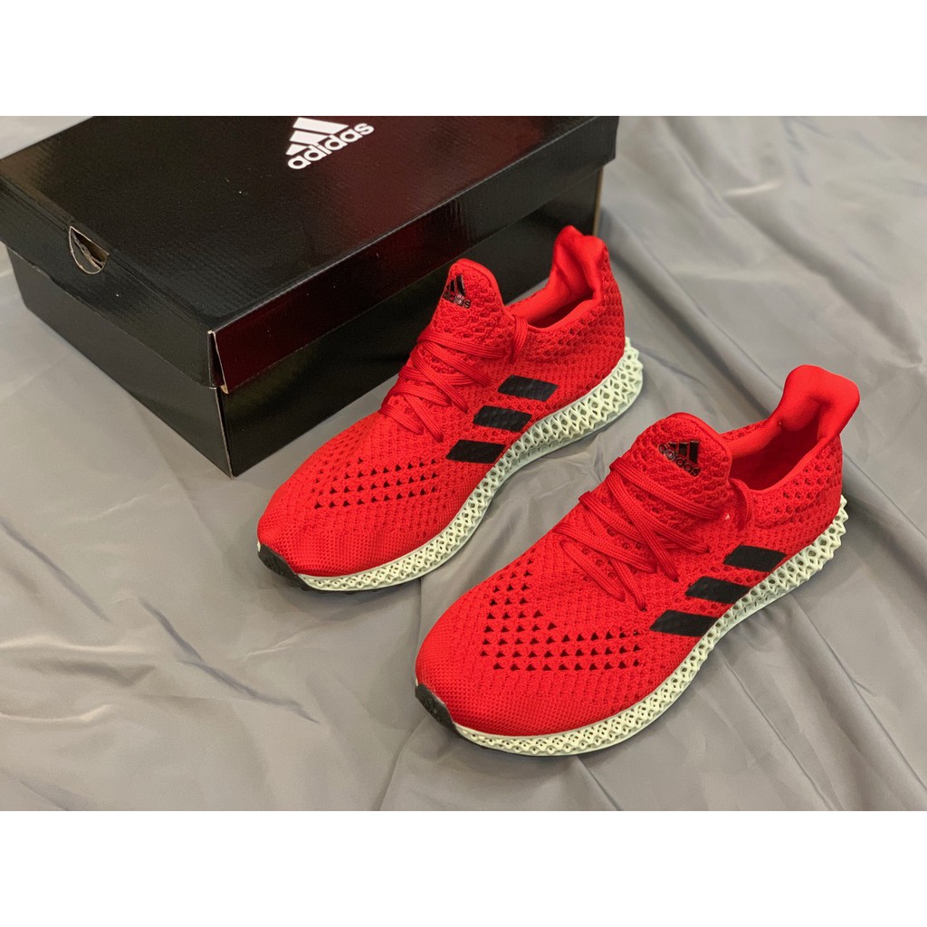 Giày nam nữ FutureCraft 4D cao cấp gym thể thao bền nhẹ êm (đỏ)