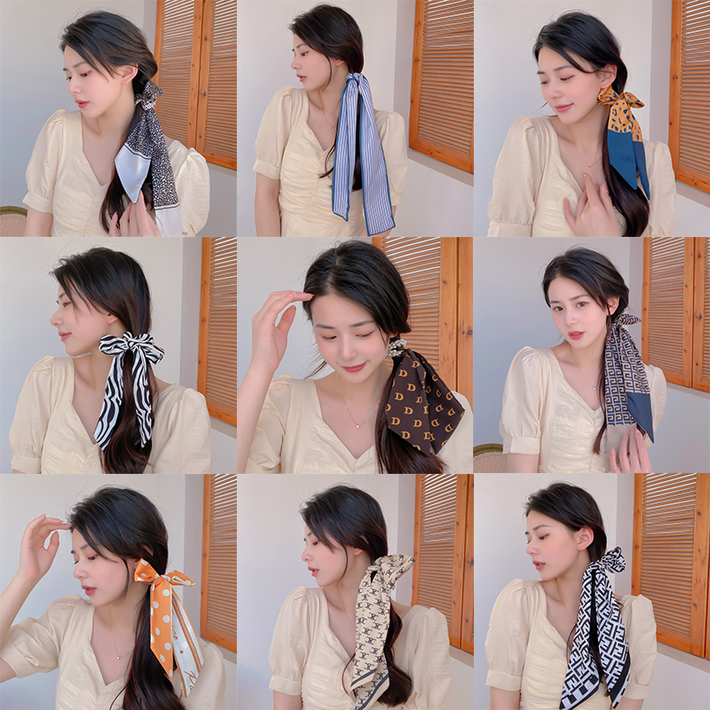 (Various Ways To Wear) Vintage Tie Hair Ribbon Exquisite Accessories Gift