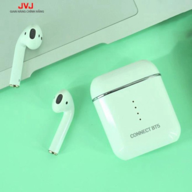 LỖ NẶNG Tai nghe Bluetooth Nhét Tai Không Dây 5.0 JVJ BT05 Cảm Ứng, nhỏ gọn tiện lợi, tai nghe không dây chính hãng LỖ N