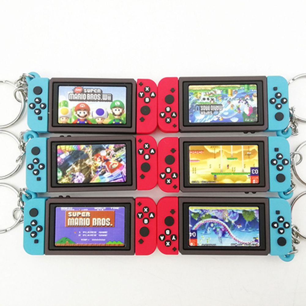 LILYES Móc Khóa Xe Hơi Hình Super Mario Dễ Thương