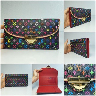 Ví LV 7 màu da thật tiện dụng