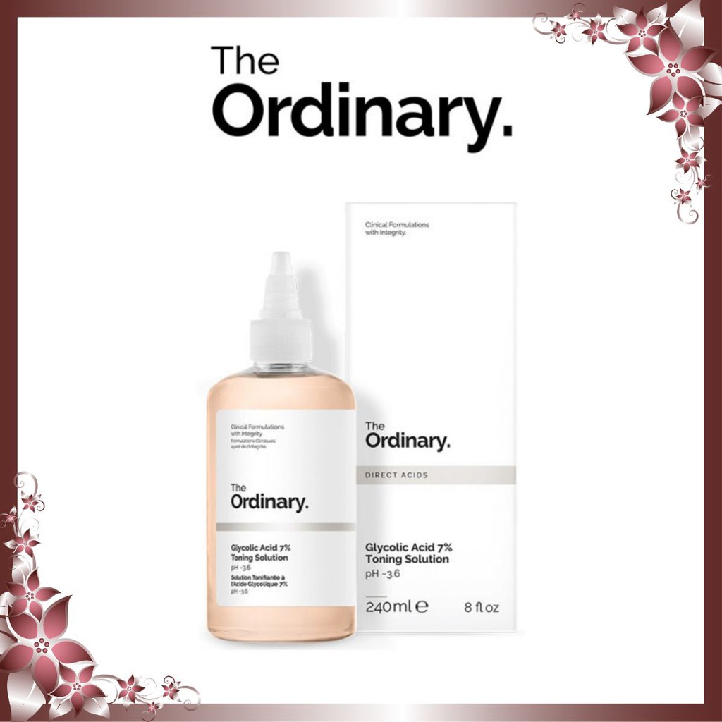 [RẺ NHẤT] TONER THE ORDINARY Glycolic Acid 7% Toning Solution làm sạch tẩy da chết hoá học