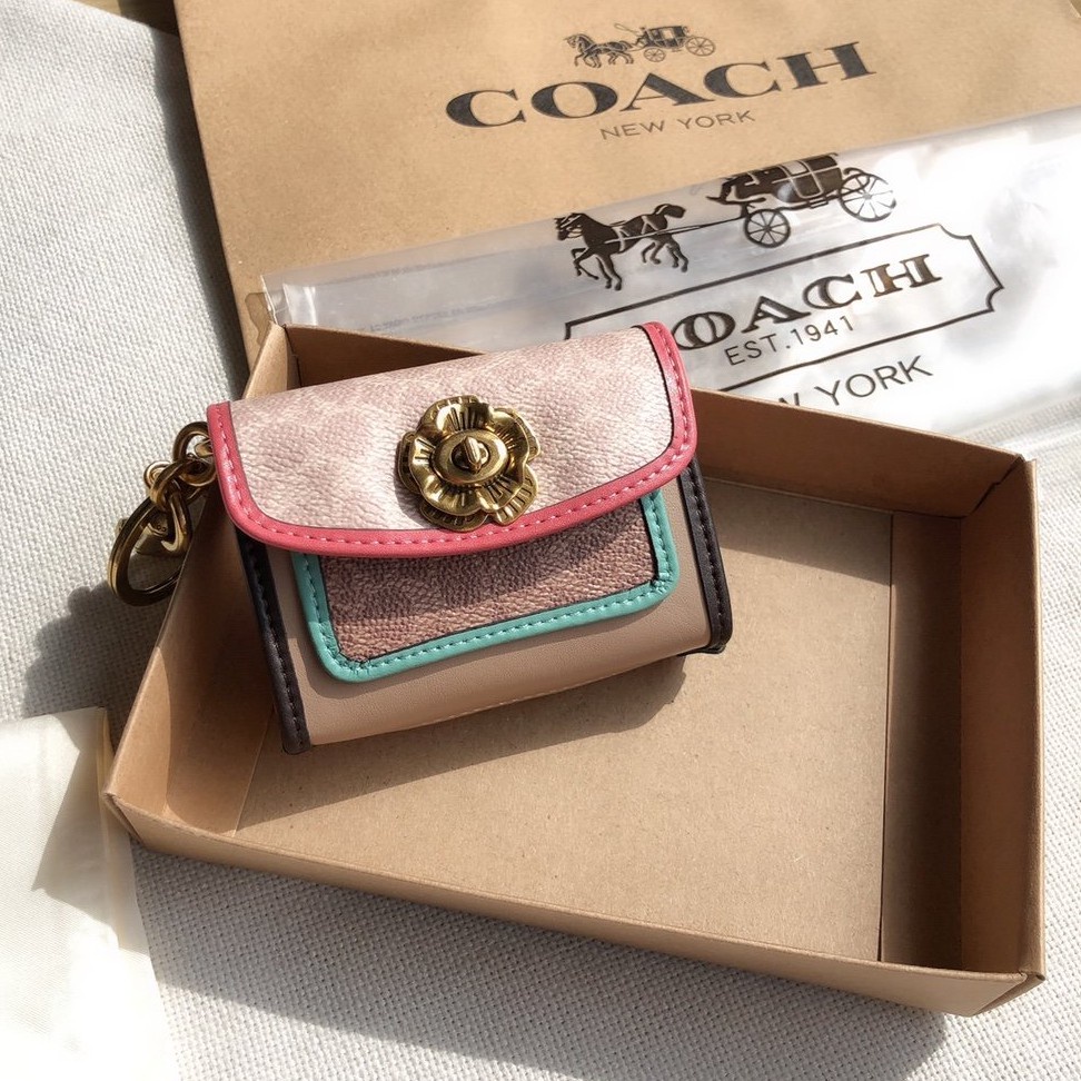 COACH Ví Đựng Tiền Xu Nhỏ Xinh Cho Nữ F89409