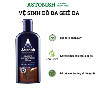 Vệ sinh túi da ASTONISH vệ sinh đồ da túi xách ghế áo dày da tẩy mốc phục hồi đồ da C6960