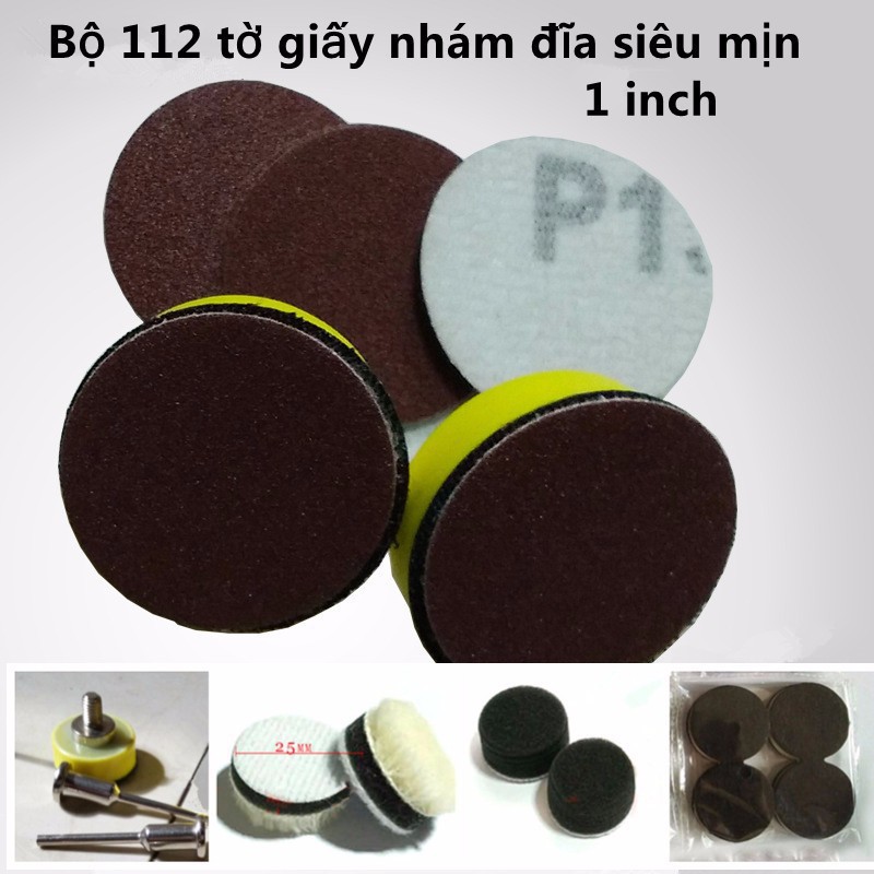 Giấy nhám đĩa siêu mịn 1 inch