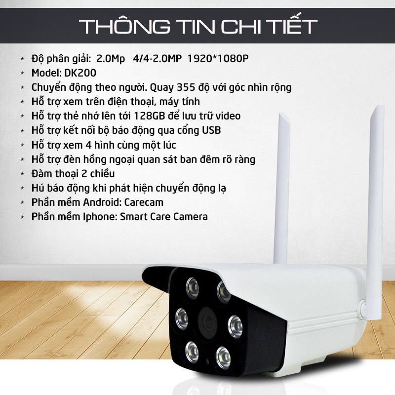 Camera không dây wifi ngoài trời siêu bền | BigBuy360 - bigbuy360.vn