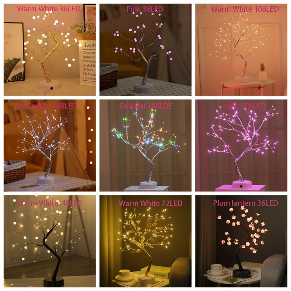 YIYU Đèn Led Dây Đồng 36 / 108 Bóng Dùng Trong Trang Trí Giáng Sinh