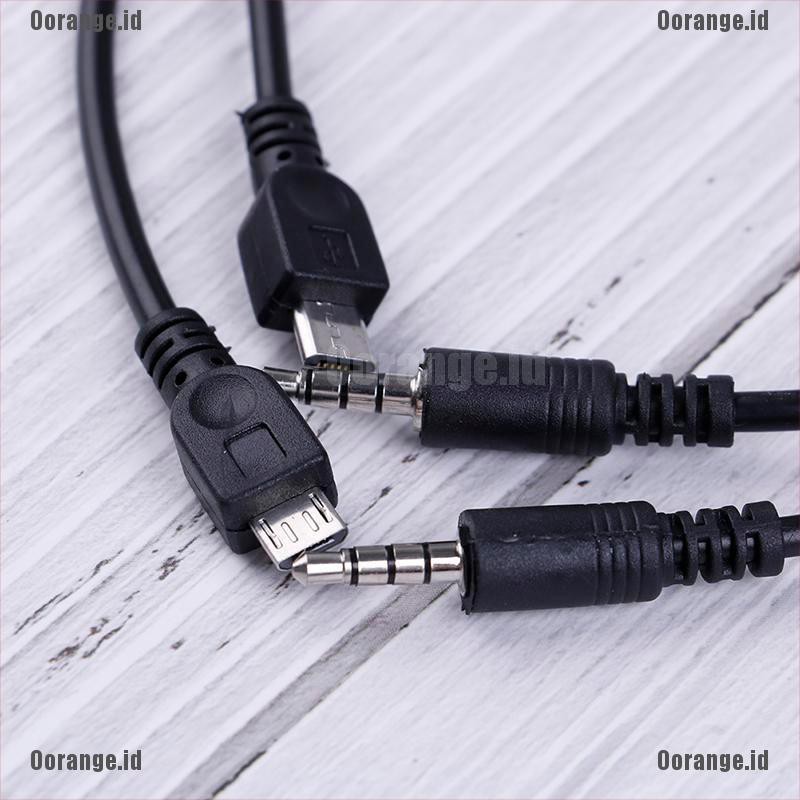 Set 2 Dây Cáp Kết Nối 3.5mm Sang Micro USB