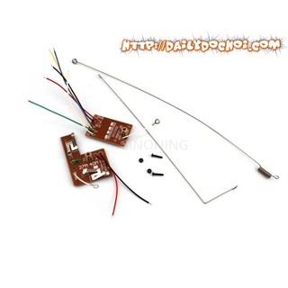 Bộ mạch thu phát sóng 27mhz sử dụng chế tạo xe điều khiển từ xa với khoảng cách khoảng 10m chất lượng cao, giá cực tốt