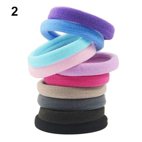 10 cái dây thun cột tóc.
