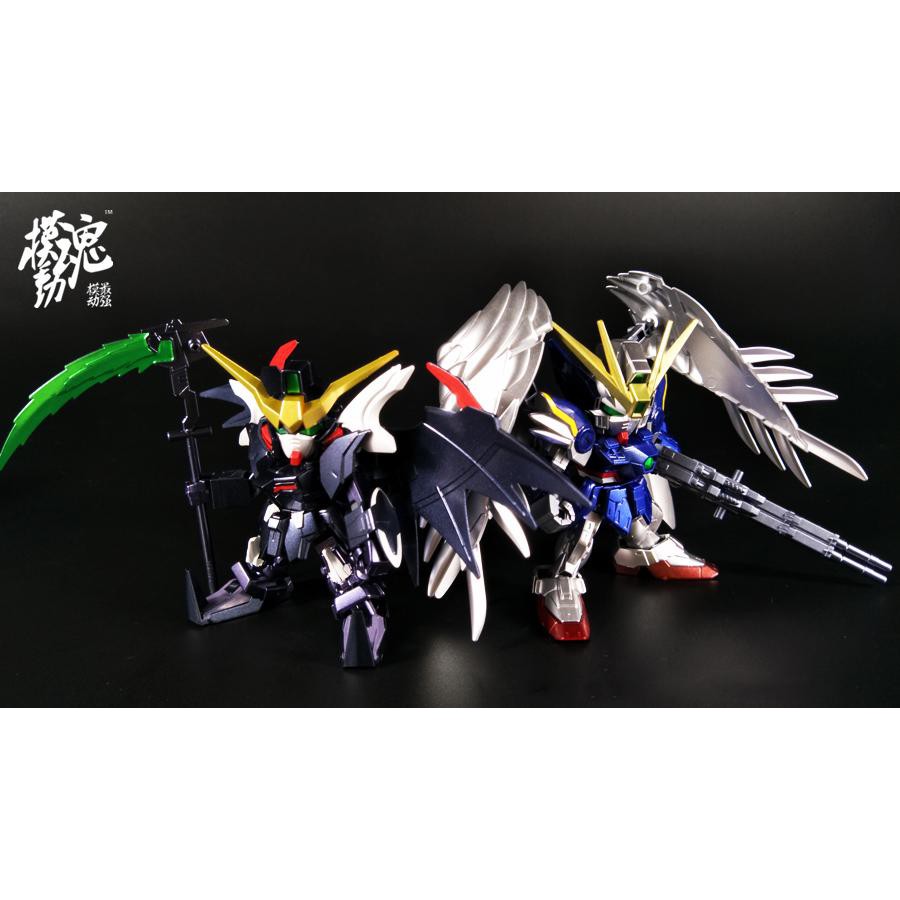 Mô hình lắp ráp sơn sẵn Bandai SD Wing & Deathscythe Hell