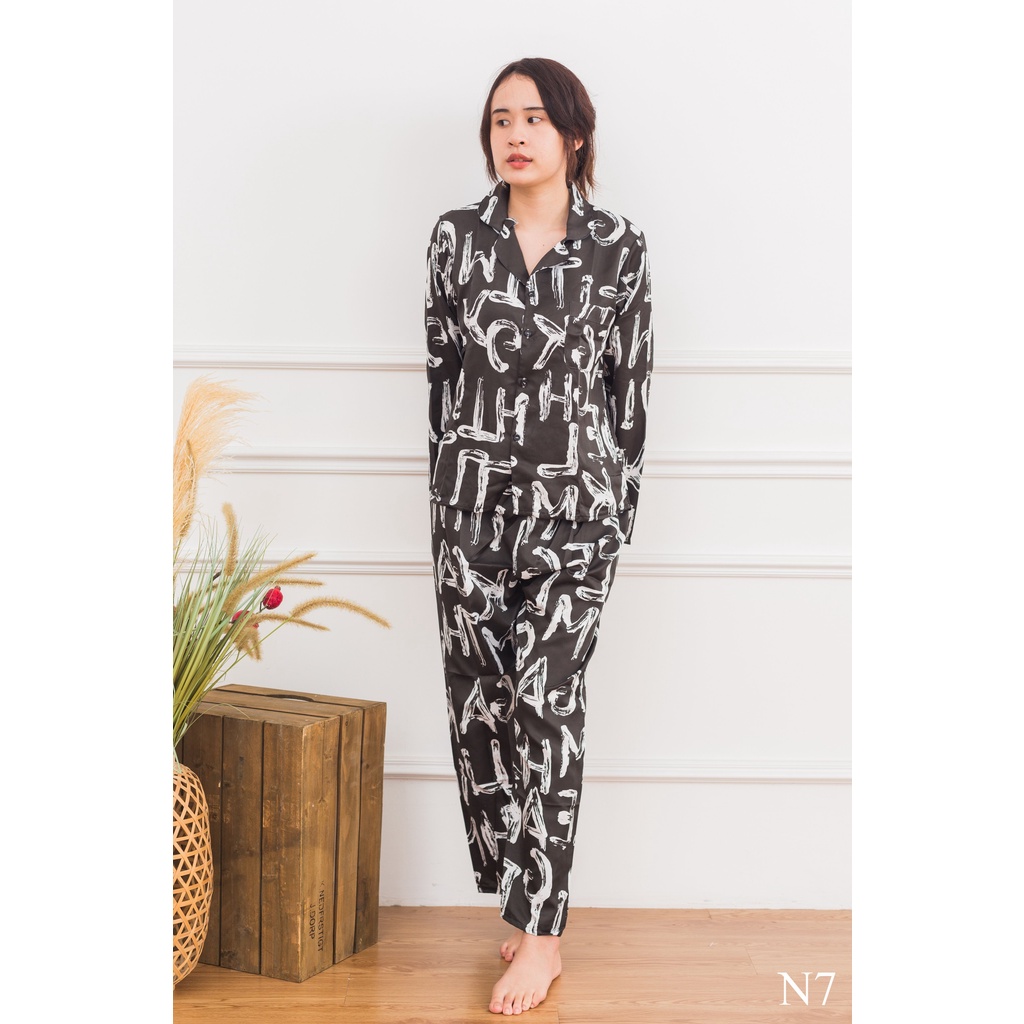 Bộ Pijama Nữ Dài Tay, Đồ Ngủ  Nữ Tay Dài Siêu Thoải Mái | BigBuy360 - bigbuy360.vn