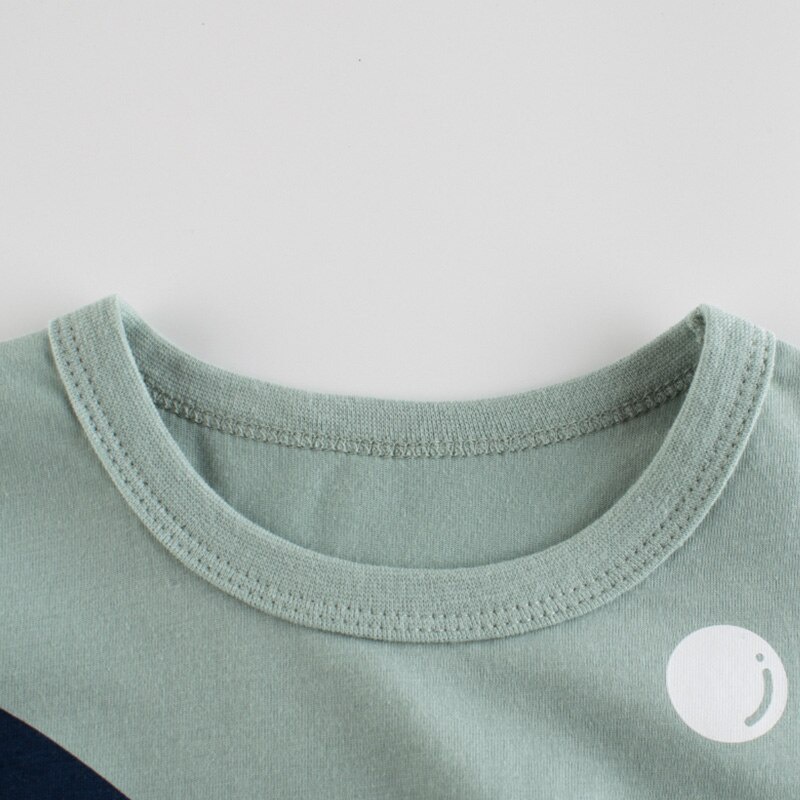 Áo Thun Tay Ngắn In Hình Cá Mập / Khủng Long 3D Thời Trang Cho Bé