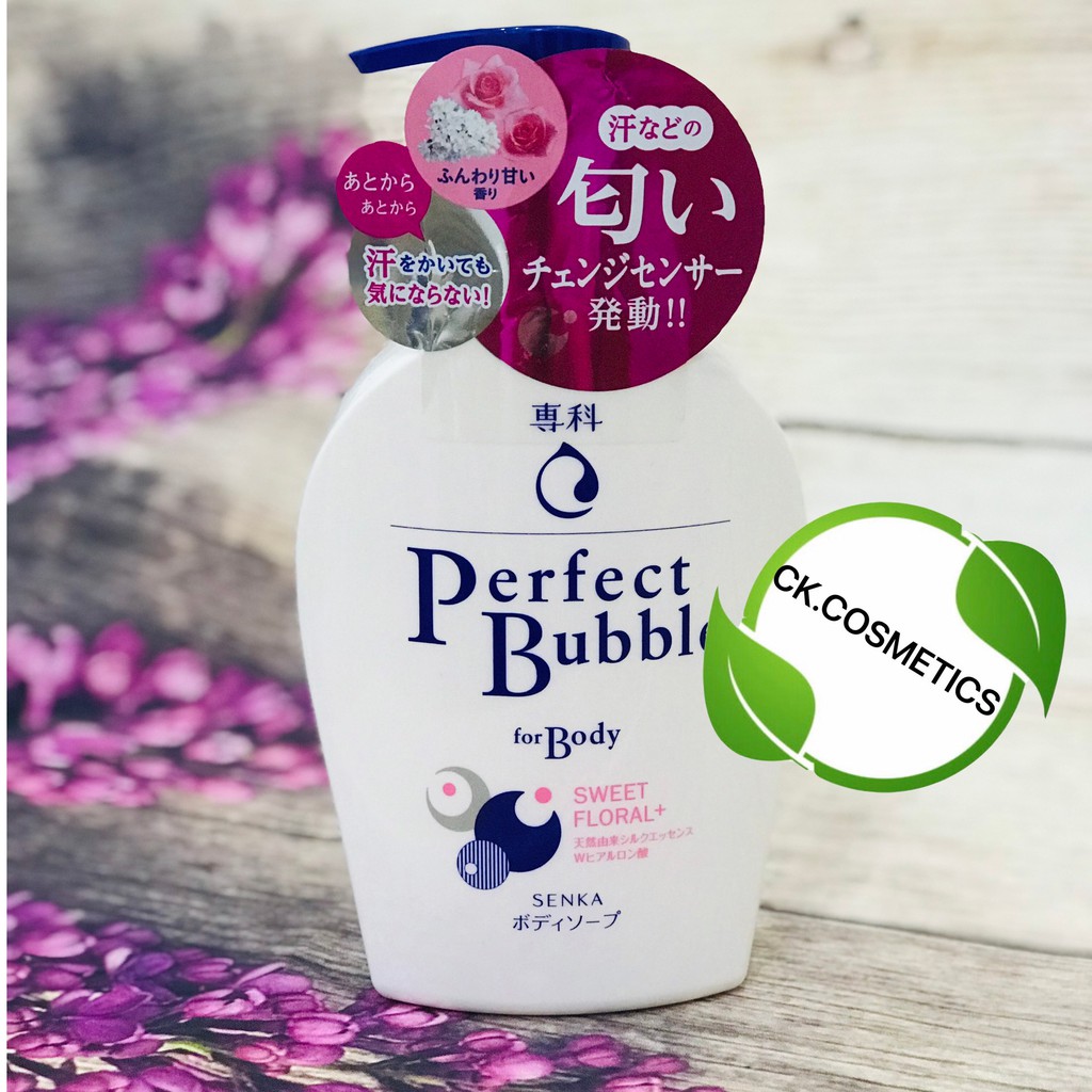 Sữa tắm Senka Perfect Bubble for Body 500ml mẫu mới