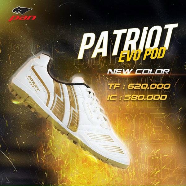 Giày thể thao, giày bóng đá đế đinh Pan Patriot EVO 2022 TF hàng THái mới 2022