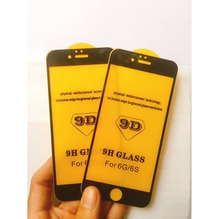 Kính cường lực 9d iphone 6/6s đen siêu bền