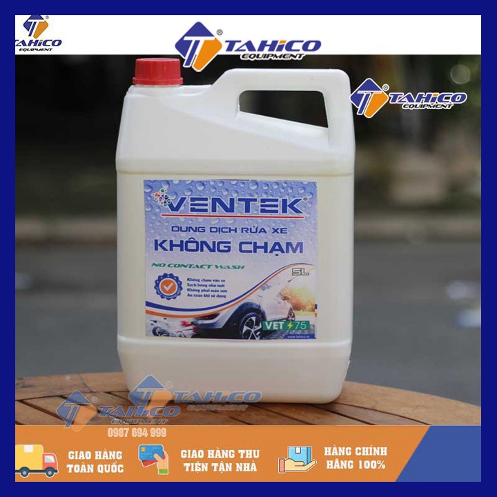 Hóa chất rửa xe không chạm Ventek VET75 5 lít - Tahico