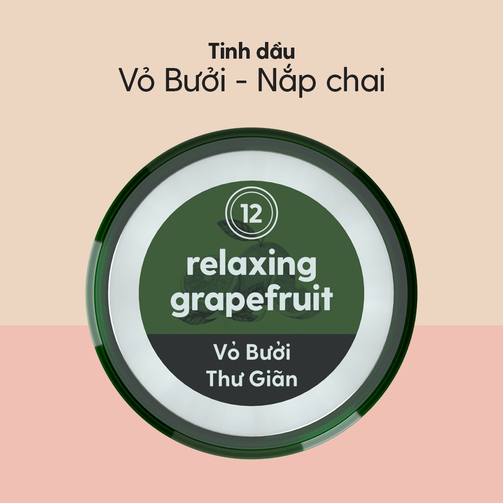 Tinh Dầu Bưởi (Chua Nhẹ) Organic Thiên Nhiên Nguyên Chất Đậm Đặc Xông Thơm Phòng, Làm Nến Thơm HENY GARDEN