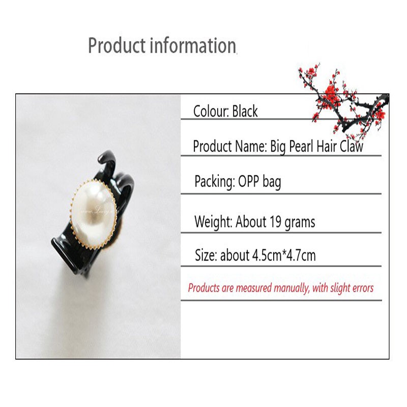 Băng Đô Đính Ngọc Trai Xinh Xắn Theo Phong Cách Hàn Quốc