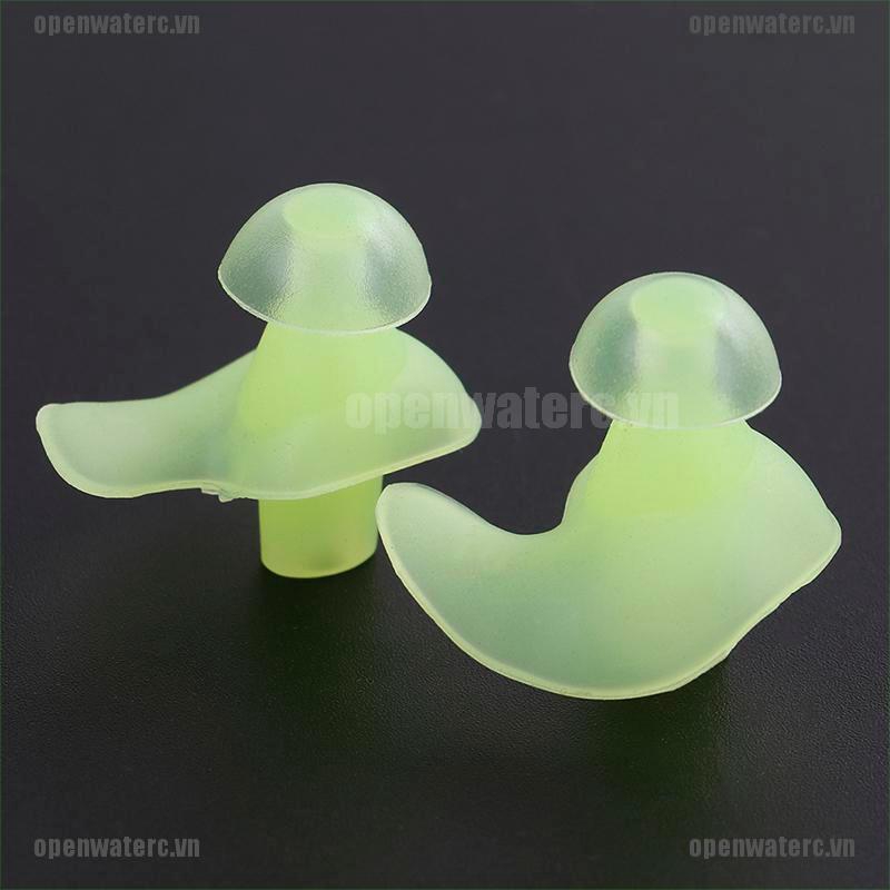 Nút Bịt Tai Chống Ồn Bằng Silicon Mềm Có Thể Tái Sử Dụng Khi Bơi Lội