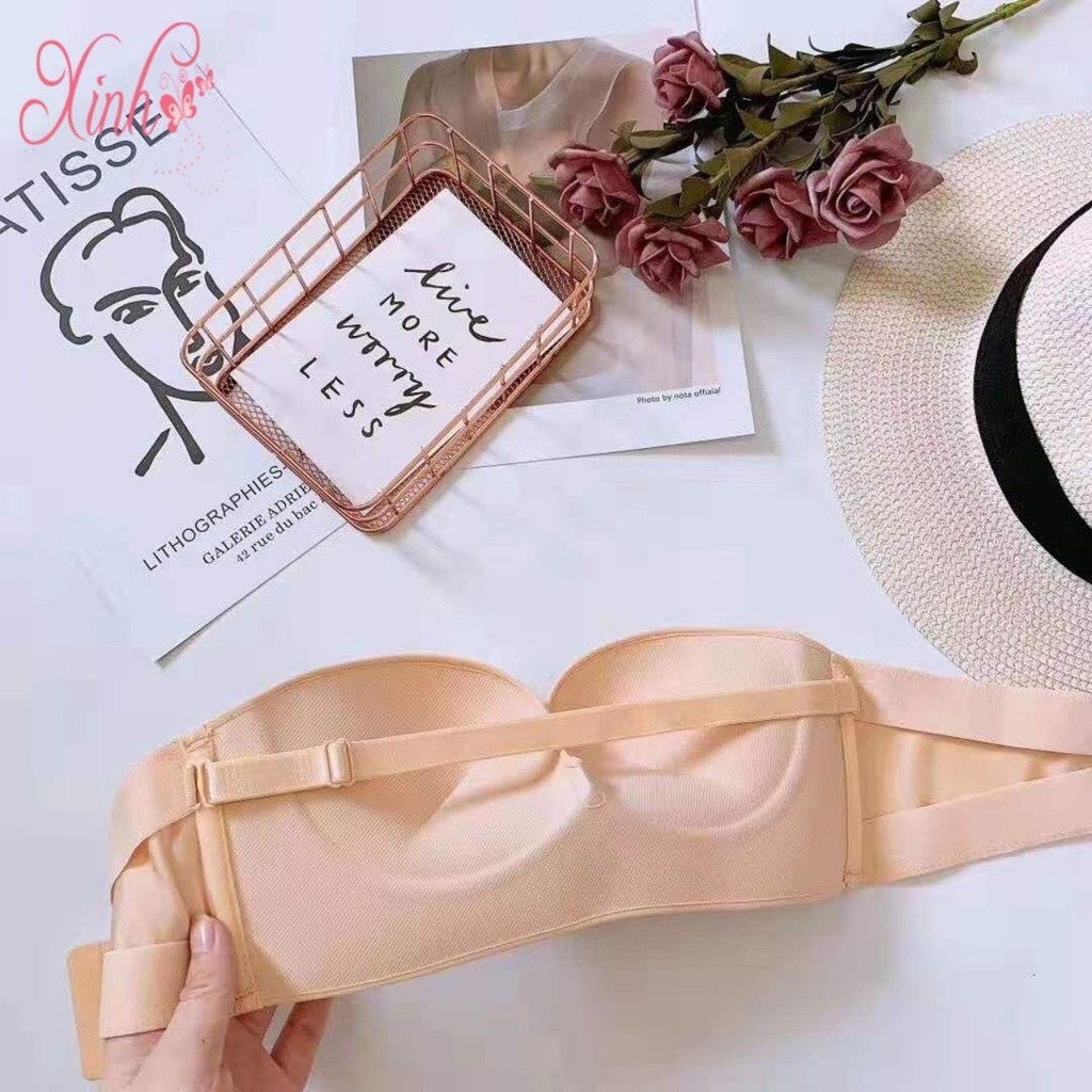 Áo Ngực Không Dây Không Gọng Nâng Ngực Chống Tuột Cài Trước Siêu Quyến Rũ ANA 336