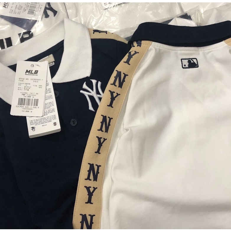 Áo polo dài tay bé trai - Áo polo MLB sọc tay cho bé trai size 90-150