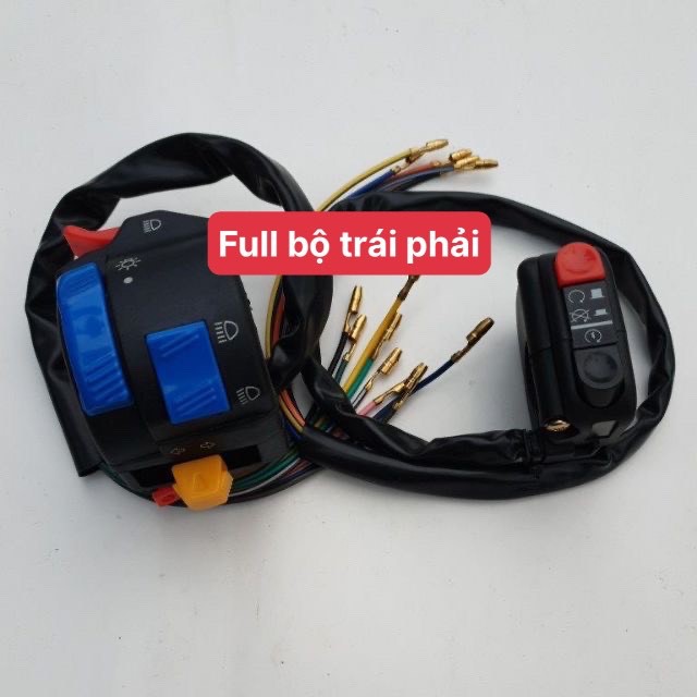 Cùm Công Tắc FZ trái phải Gắn Các Dòng Xe Máy