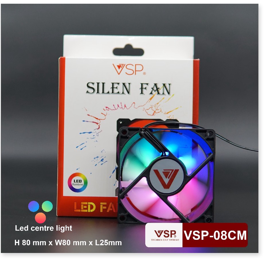 Fan Case V-08CM LED (8cm)