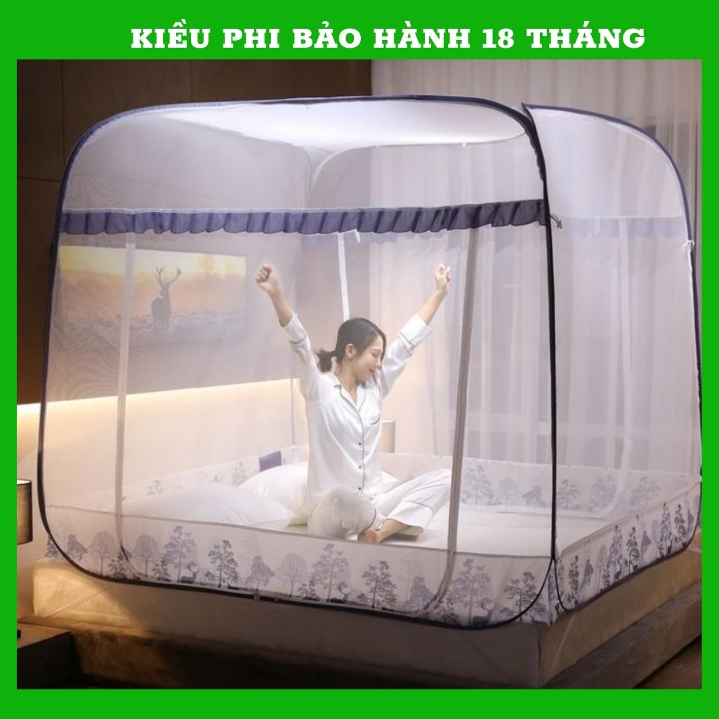 Mùng chụp tự bung đỉnh rộng Kiều Phi  Màn chụp người lớn giá xưởng, hàng cao cấp