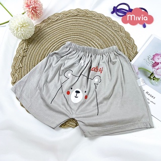 Quần đùi mông thú cho bé trai, bé gái chất thun lạnh