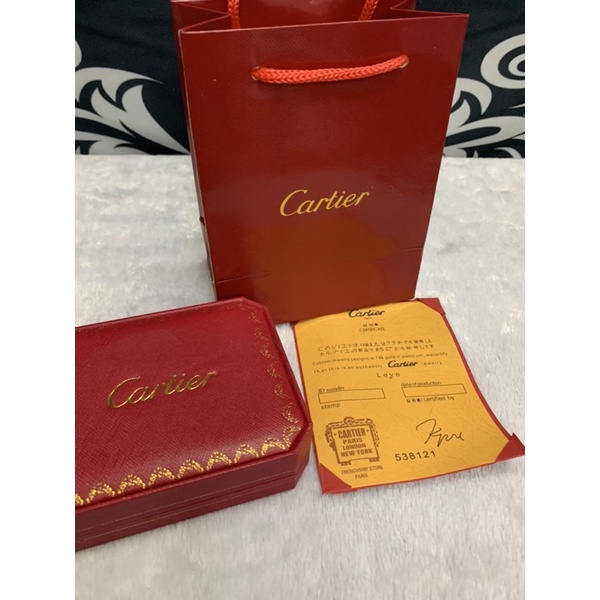 Hộp set 3 món Cartier đựng lắc cao cấp.