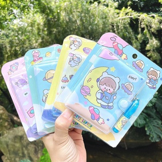 Sổ tay mini bỏ túi- sổ tay mini kèm bút- kiểu hoạt hình dễ thương