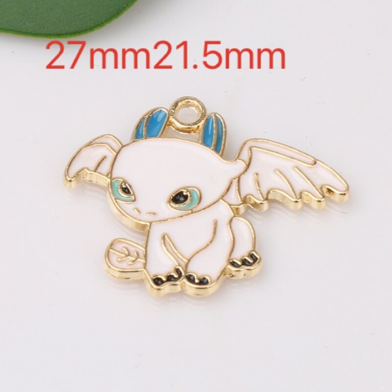 Jianzai Bán Sỉ!Mặt Trang Sức/ Móc Khóa/ Vòng Cổ Bằng Hợp Kim Thủ Công Dễ Thương diy