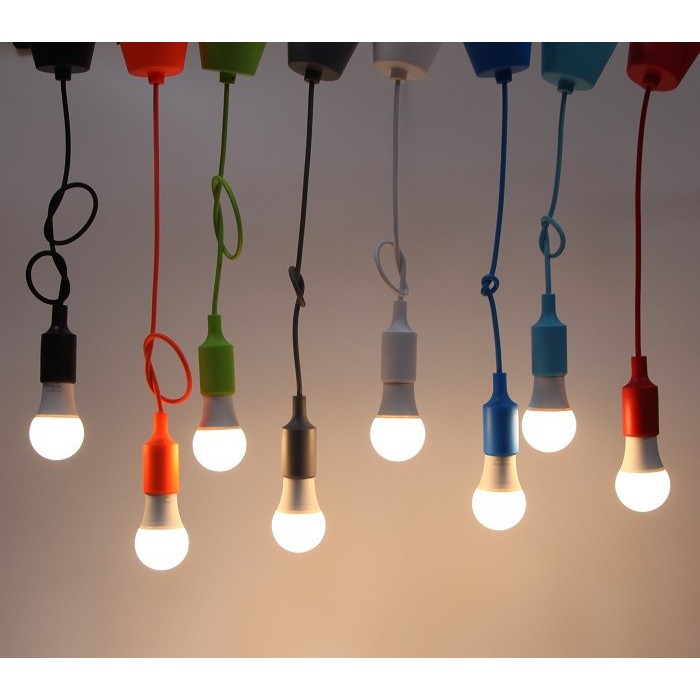 Bộ 10 dây đèn thả trang trí bóng led búp 9W