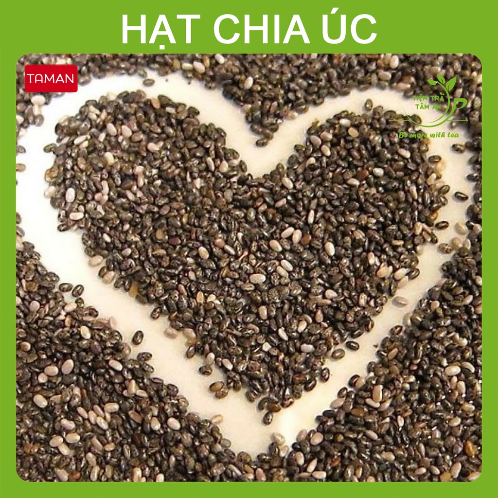 100g Hạt Chia Úc Organic tách lẻ, Hạt chia gói nhỏ nấu chè