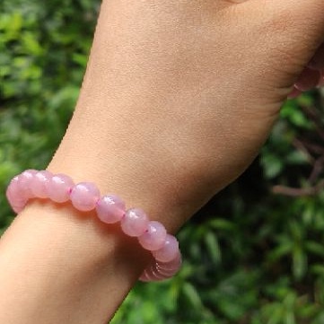 Vòng tay màu hồng phụ kiện mùa hè( nhiều size)_Van jw