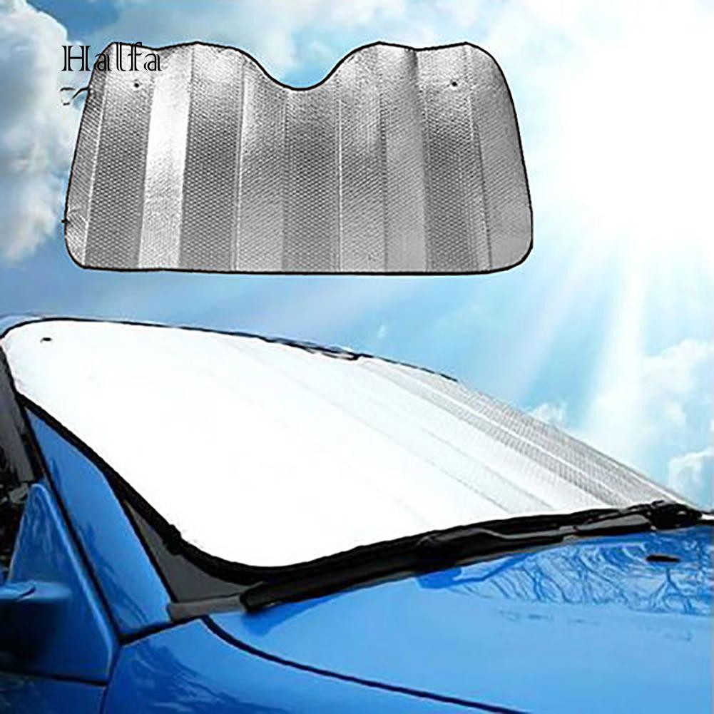 Hl HL HL HL☆Tấm Chắn Nắng Chống Tia UV Bằng Lá Nhôm Cho Kính Chắn Gió Xe Hơi