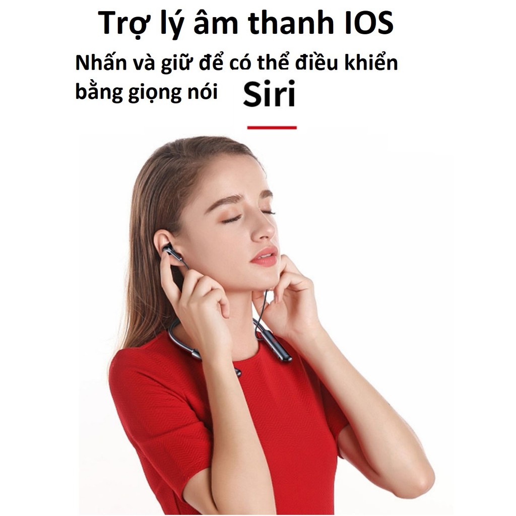 Tai Nghe Bluetooth thể thao S960 chip 5.0 Pin khủng 600mAh, Nghe Nhạc 60h ,hỗ trợ LED báo % pin, hỗ trợ khe lắp thẻ nhớ. | BigBuy360 - bigbuy360.vn
