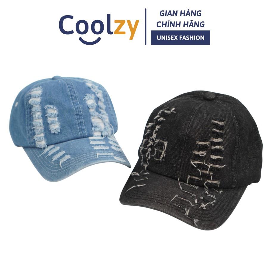 Mũ lưỡi trai ❤️ Nón kết jean rách chất vải bò cao cấp phong cách Ulzzang form unisex nam nữ N21