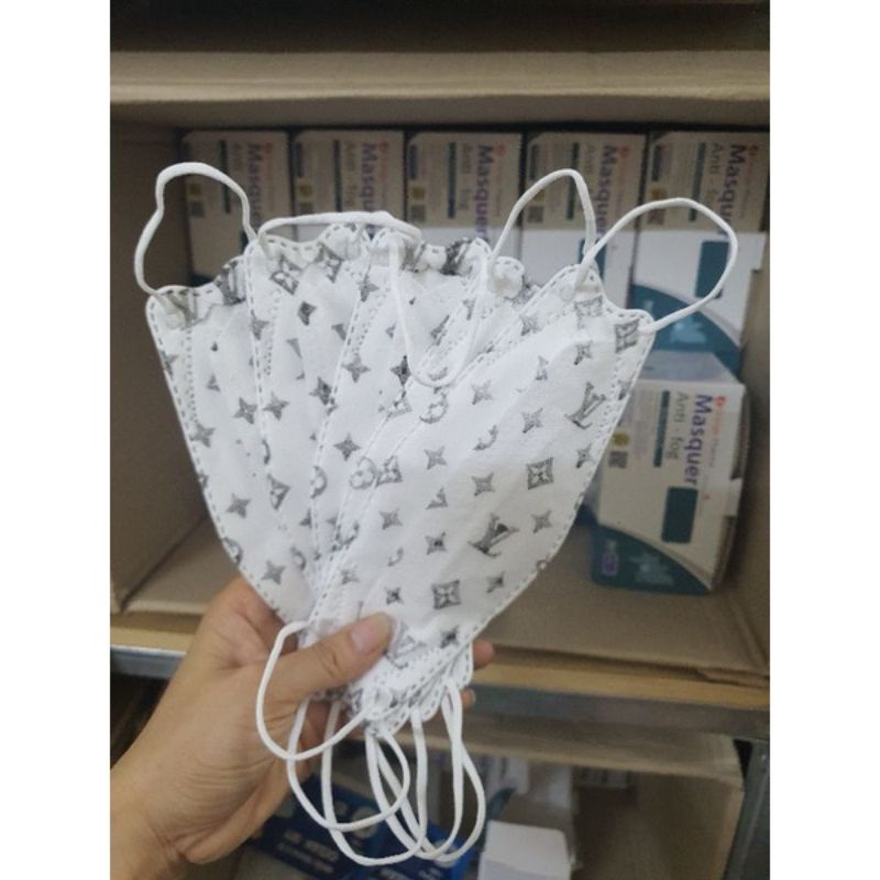 [Mã COSDAY giảm 8% đơn 150K] (Túi 10 chiếc) Khẩu Trang 4D Mask Kf94 họa tiết LV hothit | BigBuy360 - bigbuy360.vn