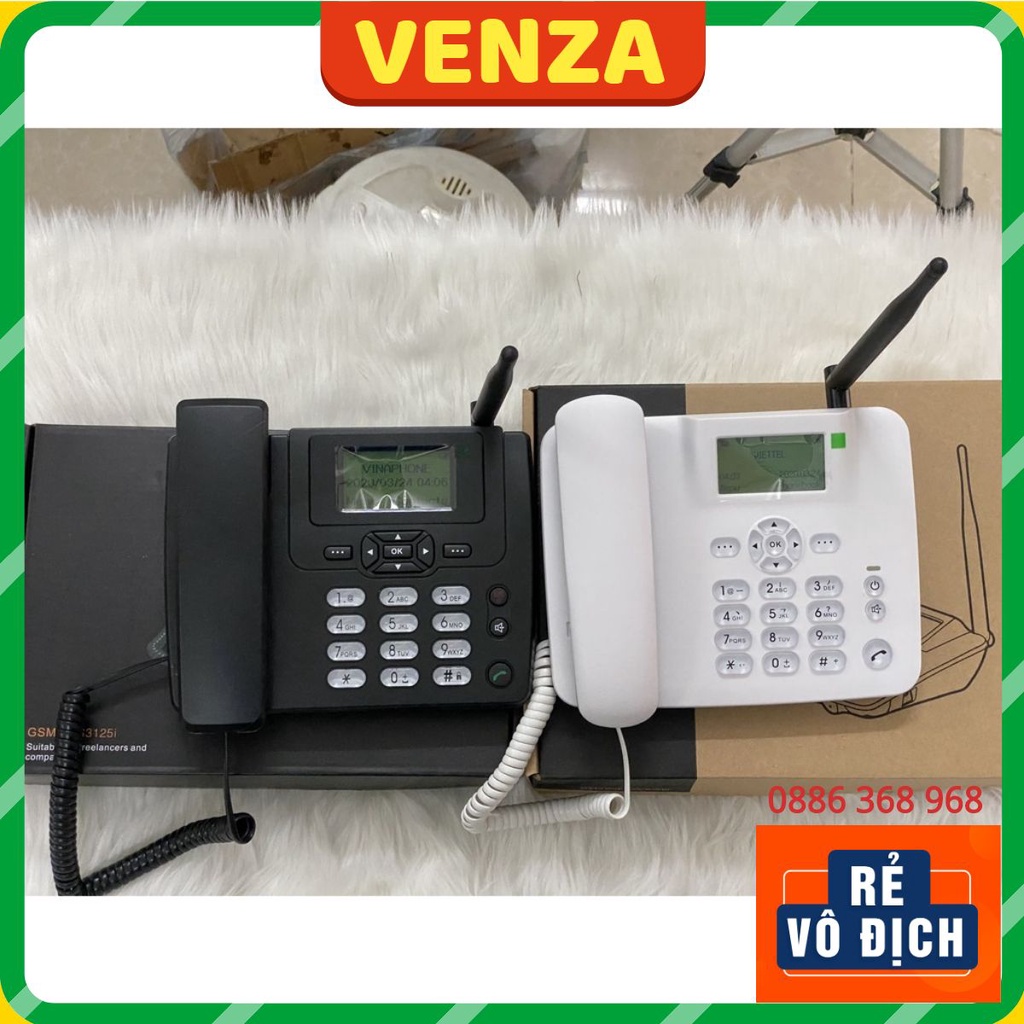 (Bản TIẾNG VIỆT - 2 SIM) Điện thoại bàn không dây lắp sim di động GPhone, HomePhone chính hãng Huawei