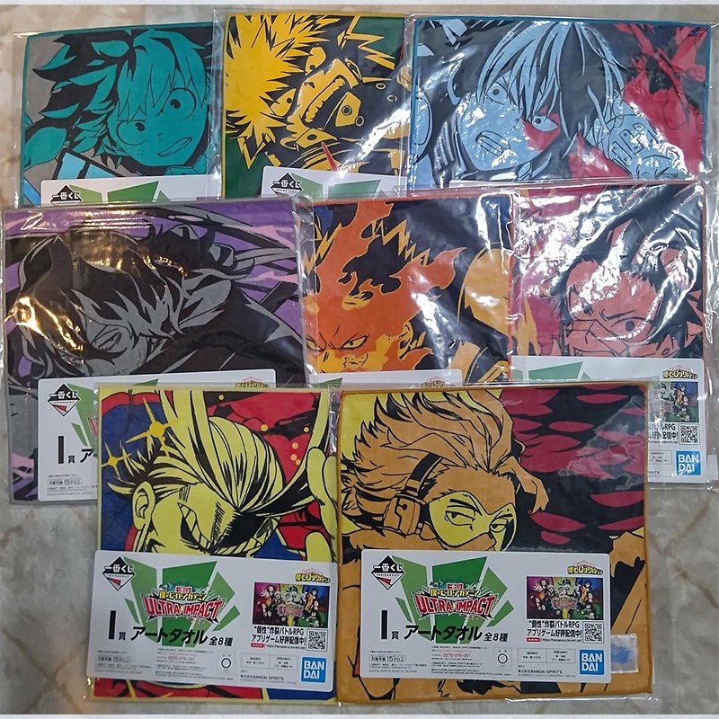 Khăn Mặt My Hero Academia Giải I Chính Hãng BANDAI