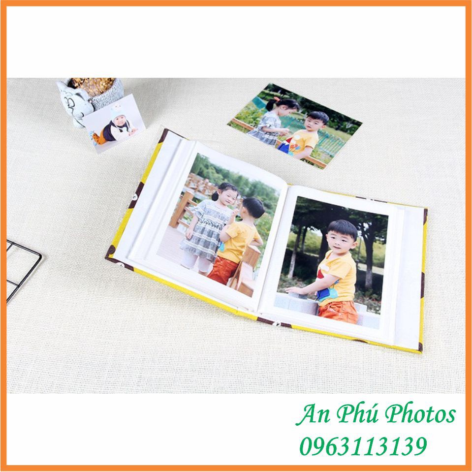 Album ảnh bìa vải đựng được 100 tấm 10x15, 100 tấm 13x18, 200 tấm 9x13