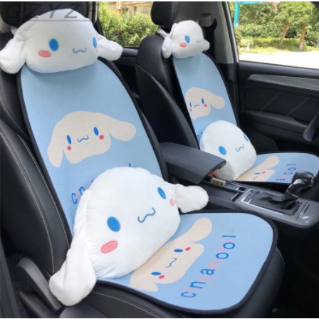 Gối Tựa Đầu Hình Cinnamoroll Hoạt Hình Đáng Yêu Dành Cho Xe Hơi