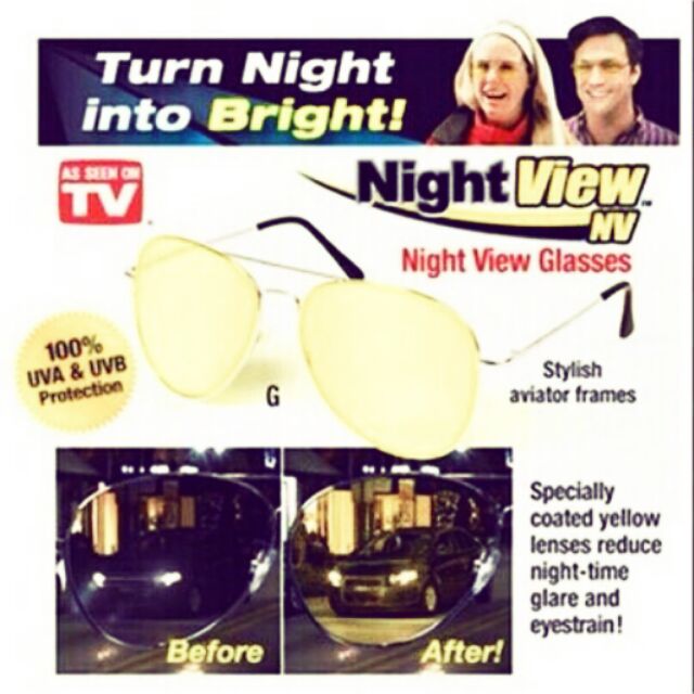 Kính nhìn trời tối