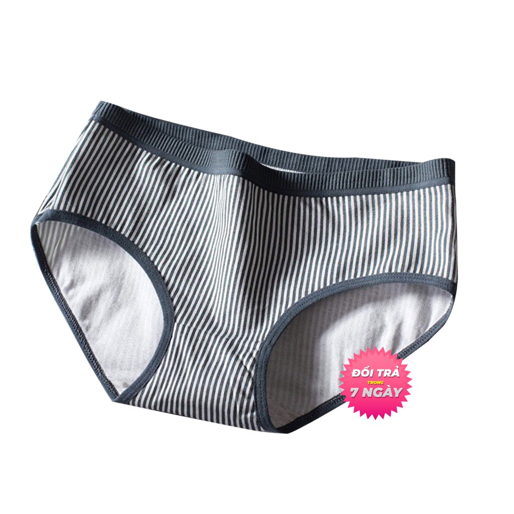 Quần Lót Nữ Quần Lót QLNUDKSOC01 VNXK Chất Cotton Kiểu Dáng Dệt Kim Sọc Siêu Mịn (HÌNH CHỤP THẬT) 01 Cái | BigBuy360 - bigbuy360.vn